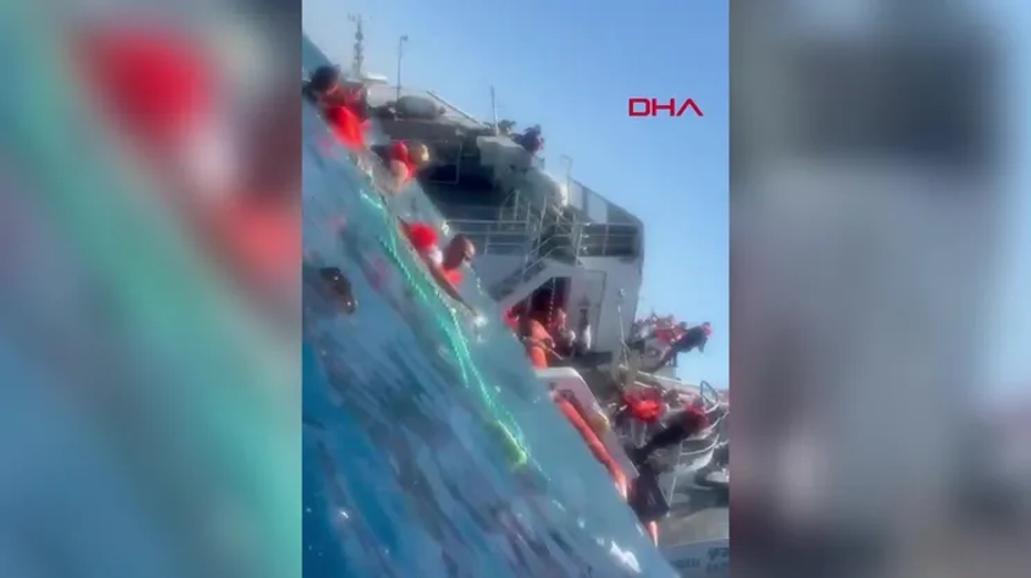 Girne Açıklarındaki Deniz Kazasında Yeni Görüntüler Ortaya Çıktı