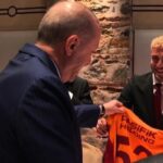Cumhurbaşkanı Erdoğan ile Dursun Özbek arasında güldüren diyalog! “Bu gidiyor mu?”