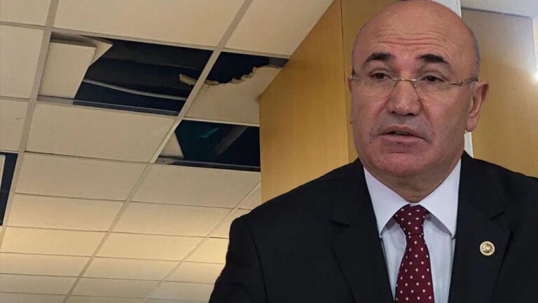 Mahmut Tanal çökmüş tavanı paylaştı: “Üniversite, mütevelli heyetlerinin zihniyeti tarafından reddedildi”, siyasi haberleri bozdu