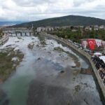 Çorum’da Kızılırmak Nehri’ne yapılacak şişme kauçuk savak projesinin temeli atıldı